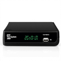 Receptor de TV Digital Terrestre TELE HD TS6819 DVB-T2 HEVC HDR de 10 bits HLG Autoscan LCN Reproductor Multimedia con Control Remoto