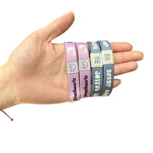 Pulsera NFC Personalizada con Impresión Completa, Pulsera Elástica RFID de Tela Tejida con Impresión para Promociones, Pulsera para Parejas <span class=keywords><strong>totwoo</strong></span> - Product Image 3