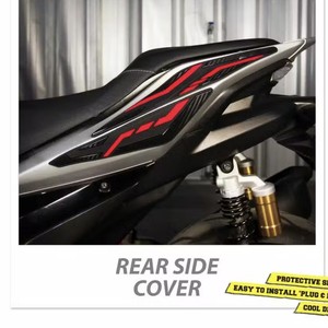Nouvelles protections latérales arrière en caoutchouc pour moto Yamaha AEROX ancien modèle - Product Image 1