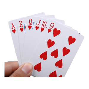 Carte da Poker Personalizzate di Alta Qualità, Impermeabili, in PVC, con Blocchi di Colore e Logo Personalizzato - Product Image 6