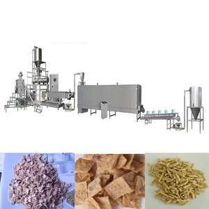 Tự động đậu nành Chunk đậu nành cốm làm cho nhà máy đùn dây chuyền sản xuất kết cấu protein đậu nành cô lập Máy chế biến - Product Image 2