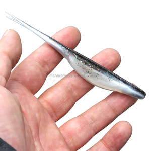 Leurre souple artificiel en PVC, Jerkbait à queue fendue, Minnow, Swim Bait pour Bar, Zander, Pêche en eau douce, Drop Shot - Product Image 2