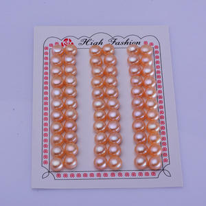 Zhuji Natural Freshwater <b>Loose</b> <b>Pearls</b> 8-9mm Nucleated Nearly Perfectly Round with Strong Light Almost Flawless - Product Image 2