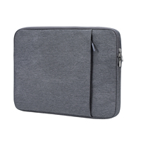 Housse de transport portable pour ordinateur portable, sacoche légère pour tablette, pochette de voyage fine pour ordinateur portable 15,6 pouces, mallette avec organisateur de poches