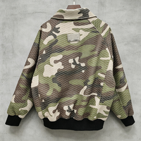 Vestes en cuir pour hommes, style bomber, imprimé camouflage rétro luxueux, poids lourd, personnalisées par les fabricants de vêtements, style décontracté motard.