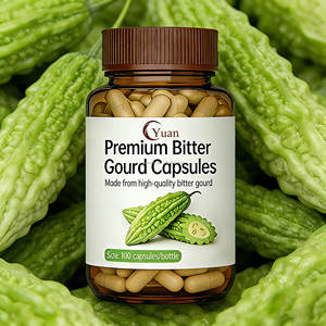 Cápsulas de Extracto de Melón Amargo Premium OEM/ODM, Suplemento Nutricional Natural con Vitaminas para Adultos, 100 Cápsulas - Product Image 4