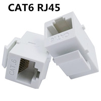 CAT6 RJ45 Keystone Jack Femelle Coupleur Insert Snap-in Connecteur Prise Adaptateur Port Pour Plaque Murale Panneau De Sortie