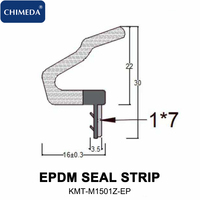 Perfil de Sellado de Goma EPDM Personalizado para Puertas, Ventanas y Aplicaciones Industriales