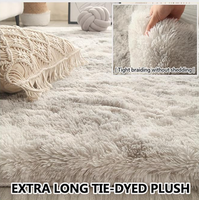 Tapis moderne, simple et élégant, tapis en peluche pour la chambre à coucher, tapis moelleux antidérapant pour le salon, doux et confortable
