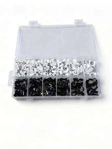 Kit d'outils <span class=keywords><strong>de</strong></span> fixation <span class=keywords><strong>de</strong></span> câbles en plastique noir et blanc, clips <span class=keywords><strong>de</strong></span> câbles circulaires manuels en nylon et fer avec support <span class=keywords><strong>de</strong></span> clou en acier, clips <span class=keywords><strong>de</strong></span> fixation <span class=keywords><strong>de</strong></span> fils - Product Image 1