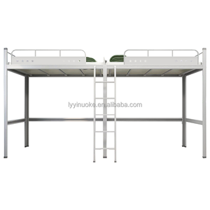 Multifunktionales Kombiniertes Studenten-Wohnheimbett, Hochbett mit Mittelleiter und Schreibtisch-Schrank für College-Hostels - Product Image 4