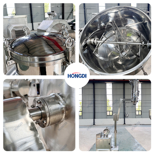 Equipo mezclador de doble cono de alimentación al vacío para industrias alimentarias químicas de polvo de mineral de pigmento - Product Image 5