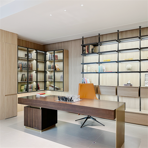 高端书房家具定制书柜书架展示架 - Product Image 2