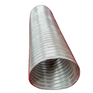 Exhaust Duct Aluminum Foil Flue Pipe Air Duct Pipe 4 Inches Kitchen Exhaust Fan Vent Hose