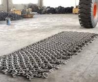 Chaîne de protection de pneu TPC-23.5-25-SQ pour pneu de chargeuse 23.5-25, type à maillons carrés, acier 65Mn, anti-corrosion, haute qualité, Vietnam