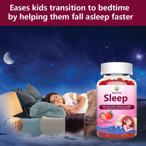 Private Label OEM Kids Sleep Gummies Strawberry Flavor Dietary <b>Supplement</b> Help Kids fall Asleep Faster and Improve Immunity - Product Image 5
