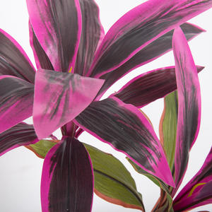 ใบไม้คอร์ดิไลน์จำลองจากโรงงาน ต้นไม้กำมะหยี่เทียม ไม้บราซิล ทำด้วยมือ ทนทาน ดูเป็นธรรมชาติ เหมาะสำหรับคริสต์มาสและอีสเตอร์ - Product Image 4