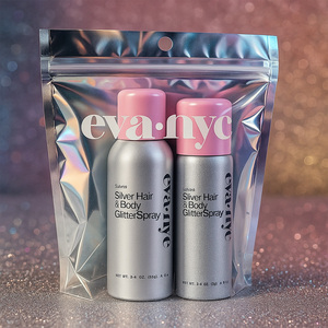 Embalagem com logotipo personalizado, bolsa traseira transparente com zíper, embalagem com logotipo personalizado - Product Image 1