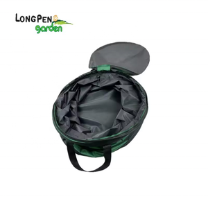 Dapat disesuaikan 600D poliester berdiri lipat Pop-up daun sampah koleksi taman limbah penyimpanan ember industri tempat sampah - Product Image 3