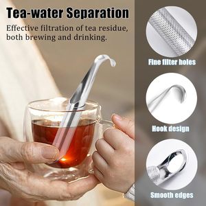 Stainless Steel Stick Pipe <b>Tea</b> Infuser /Loose <b>Tea</b> Infuser Leaf Strainer Filter <b>Diffuser</b> Herbal - Product Image 3