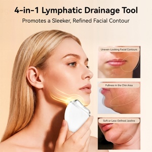 Appareil de beauté pour le visage à usage domestique, masseur facial anti-rides, soin de la peau, lifting du visage, masseur facial Guasha - Product Image 2