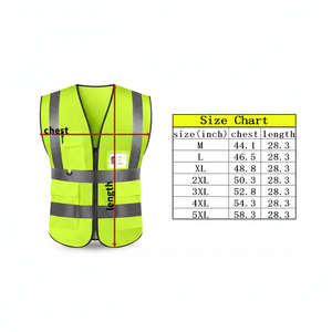Chaleco Táctico de Alta Visibilidad de Primera Calidad, Chaleco de Seguridad Reflectante de Alta Visibilidad, Chaleco Resistente de Seguridad a Precio de Mayoreo - Product Image 1