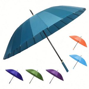 Parapluie de golf coloré de grande taille, coupe-vent, protection UV, pare-soleil extérieur de haute qualité pour adultes - Product Image 3