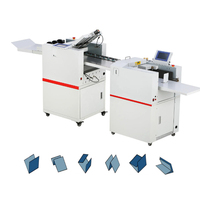 Machine automatique de pliage et de perforation de papier pour factures numériques, cartes de vœux, brochures et prospectus