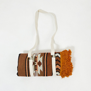 Alfombra de Picnic de algodón 100% reciclada INS, mantas tejidas, manta gruesa como una torre de playa, suave y perfecta - Product Image 3