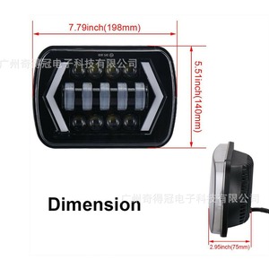 7 Inch Wrangler <b>Led</b> <b>Headlights</b> Arrow Design 30000 Lm Ip67 For Truck Off Road Vehicle - Product Image 5