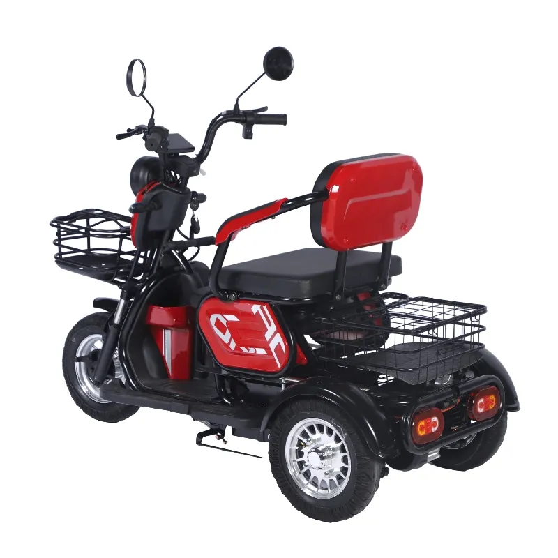 Vente en gros tricycles pour adultes scooter électrique de mobilité à 3 roues tricycle électrique pour passagers