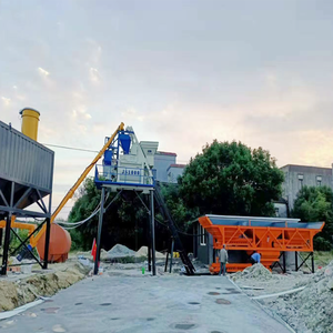 Xách tay điện trạm trộn bê tông và trộn nhà máy 50m3/h để 240m3/h Công suất với bột Silo - Product Image 6