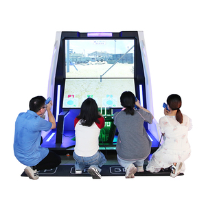 YHY Source fournisseurs 4 joueurs réalité virtuelle montagnes russes 4D équipement <span class=keywords><strong>de</strong></span> jeu 9D tir <span class=keywords><strong>vr</strong></span> simulateur machine - Product Image 4