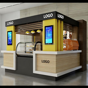 Fool Beach Wood <span class=keywords><strong>Cafe</strong></span> Station Food on Static Indoor <span class=keywords><strong>Barista</strong></span> Event Bean Giant in Machine Coffee Kiosk Cup Design - Product Image 6