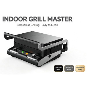 Parrilla Eléctrica para Filetes Ajustable con Control de Calor, Estructura de Acero Inoxidable, Silenciosa, para Uso en Interiores - Product Image 6