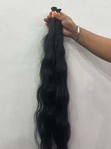 Extensiones de Cabello Humano Ondulado del Sur de la India, Cabello Natural de la Mejor Calidad, Colección a Precio de Mayoreo - Product Image 2