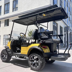 Carrito de Golf Eléctrico de 4 Pasajeros con Toldo y Cinturón de Seguridad, Diseño 2026, Certificado CE, para Turismo y Golf - Product Image 5