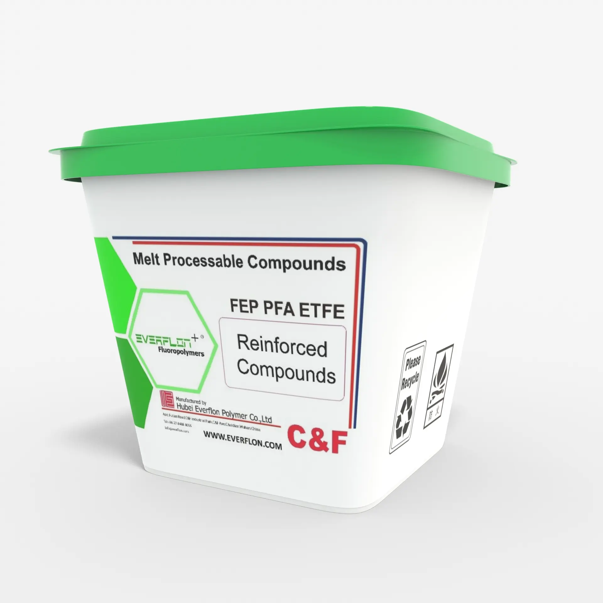 Compostos reforçados fep pfa etfe