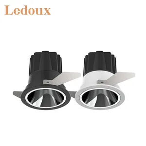 LEDOUX Contemporary Design Ceiling Light Adjustable Recessed Glare Free High Quality Down Light Led