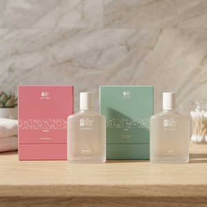 Hermoso Set de Regalo de Fragancia Eau De Parfum de 100 ml con Elegante Empaque de Inspiración Floral y Botellas de Perfume Minimalistas - Product Image 1