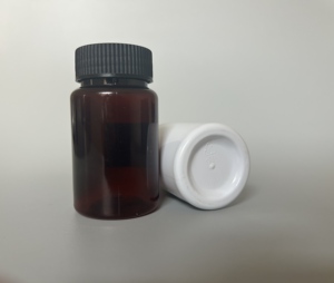Botella Redonda de 100 ml, Blanca/Marrón, con Estampado Dorado, Resistente, para Niños, al por Mayor, al Mejor <span class=keywords><strong>Precio</strong></span>, para Medicamentos y Cápsulas - Product Image 4