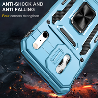Coque de téléphone portable pour iPhone 15 Pro Max Plus avec support magnétique, style Ins, peinture pulvérisée, résistante aux chutes, avec fenêtre coulissante pour Apple