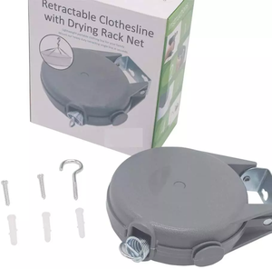 Double Retractable <strong>Washing</strong> <strong>Lines</strong> Heavy Duty Clothes <strong>Line</strong> Retractable Clothesline Rope for <strong>Indoor</strong> Outdoor Laundry Drying - Product Image 6