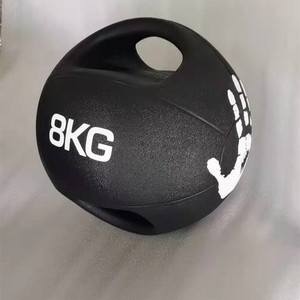 Venta al por mayor de fábrica: BETER, mancuernas de goma sólida ecológicas y duraderas para rehabilitación y entrenamiento de fuerza, con doble asa, 10 kg - Product Image 2
