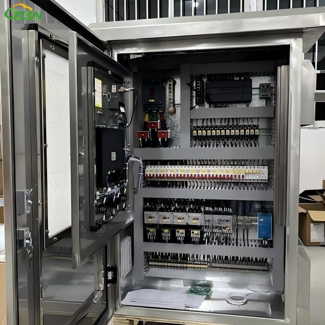 Complete Outdoor Electrical Panel Board Stainless Steel PLC Electric Control Panel Box for Industrial Automation