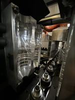 Machine automatique de fabrication de bouteilles d'huile de cuisson en plastique facile à utiliser avec pompe PLC pour bouteilles de bière PET 500 ml