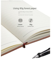 Vente en gros Carnet d'agenda A5 Impression Marque LogoPU Cuir Carnet d'Affaires Conférence Bloc-Notes Personnalisation