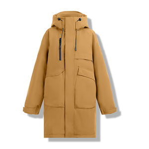 Nouvelle arrivée, veste d'hiver pour femmes, <span class=keywords><strong>longue</strong></span>, en molleton, vert armée, coupe-vent, imperméable, à <span class=keywords><strong>capuche</strong></span>, avec grandes poches - Product Image 6