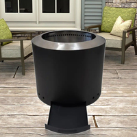 Foyer en acier inoxydable sans fumée à bois Solo Fire Pit Drawer Portable for Indoor Outdoor Patio Use for Parties