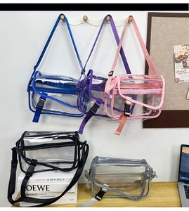 Gameday PVC <b>Clear</b> <b>Bag</b> for Concerts Sports Festivals Stadium Events Approved Transparent Crossbody Purse Messenger <b>Bags</b> D-031 - Product Image 1